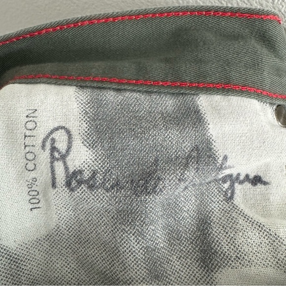 Slim Straight Men's Jeans in Dark Green - Picture 12 of 13